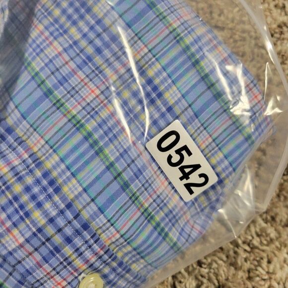 Polo Ralph Lauren Shirt Mens Large Colorful Plaid Button Up Long Sleeve Preppy - Picture 6 of 7
